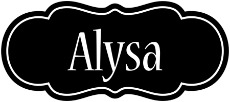 Alysa welcome logo