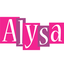 Alysa whine logo