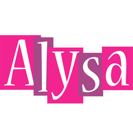 Alysa whine logo