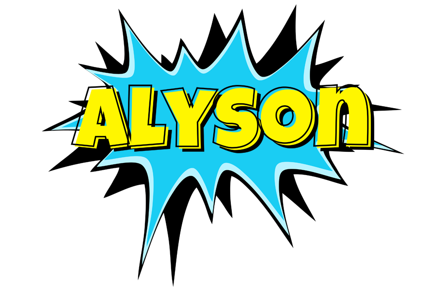 Alyson amazing logo