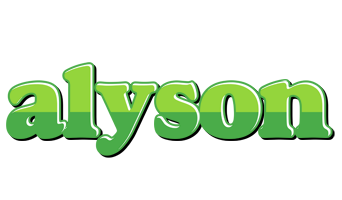 Alyson apple logo