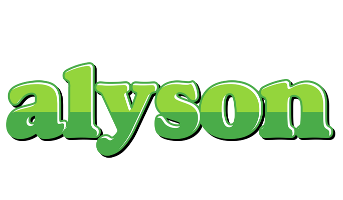 Alyson apple logo