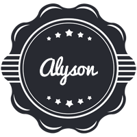 Alyson badge logo