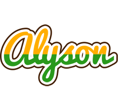 Alyson banana logo