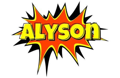 Alyson bazinga logo