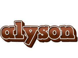 Alyson brownie logo