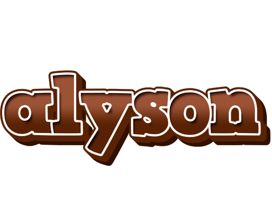 Alyson brownie logo