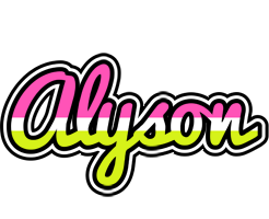 Alyson candies logo