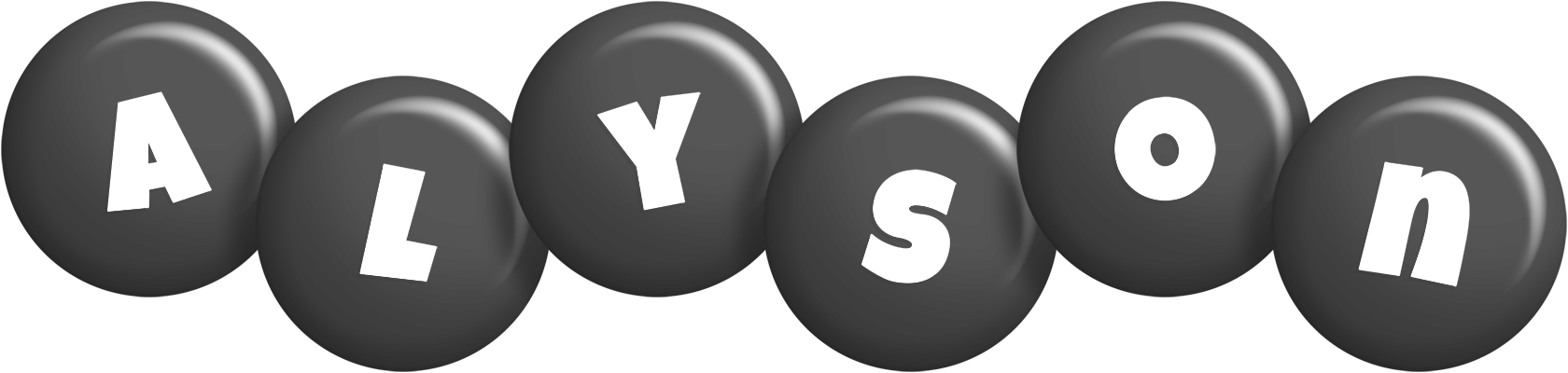 Alyson candy-black logo