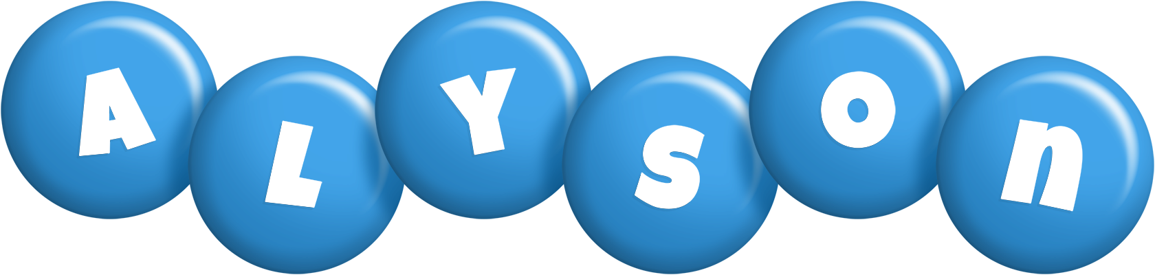 Alyson candy-blue logo