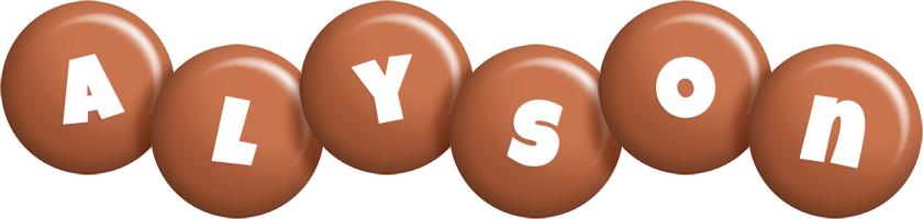 Alyson candy-brown logo