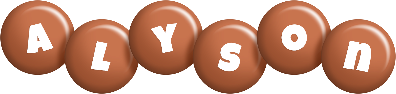 Alyson candy-brown logo