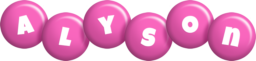 Alyson candy-pink logo