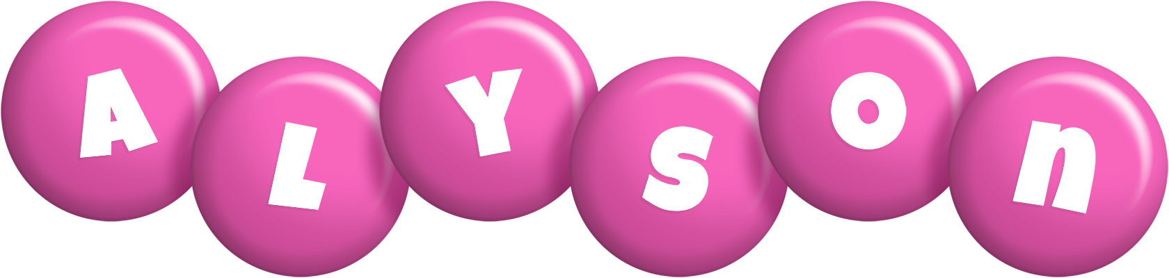 Alyson candy-pink logo