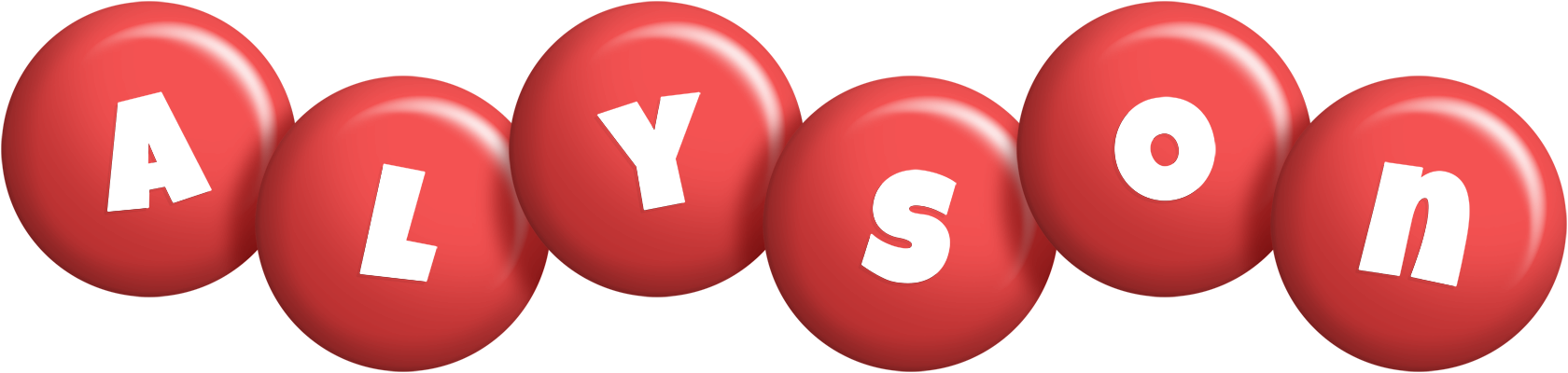 Alyson candy-red logo