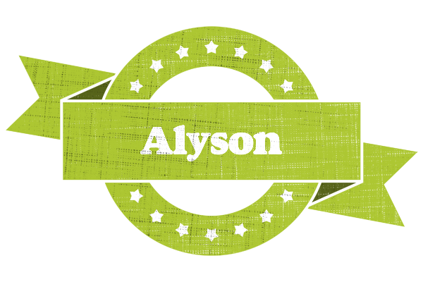 Alyson change logo