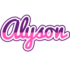 Alyson cheerful logo