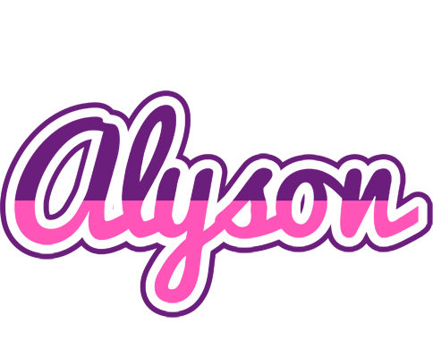 Alyson cheerful logo