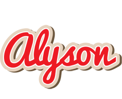 Alyson chocolate logo