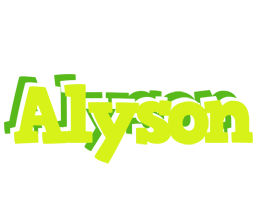 Alyson citrus logo