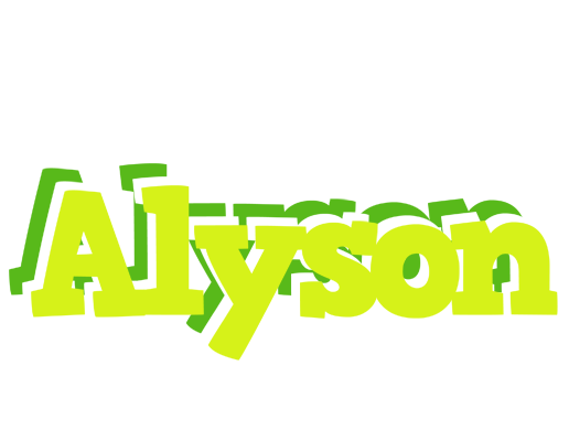 Alyson citrus logo