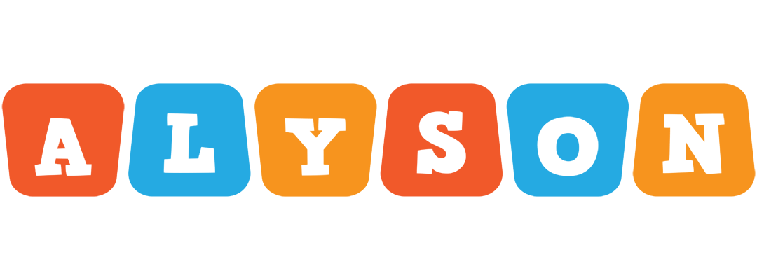 Alyson comics logo