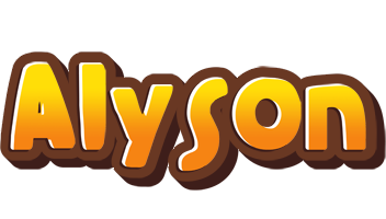 Alyson cookies logo