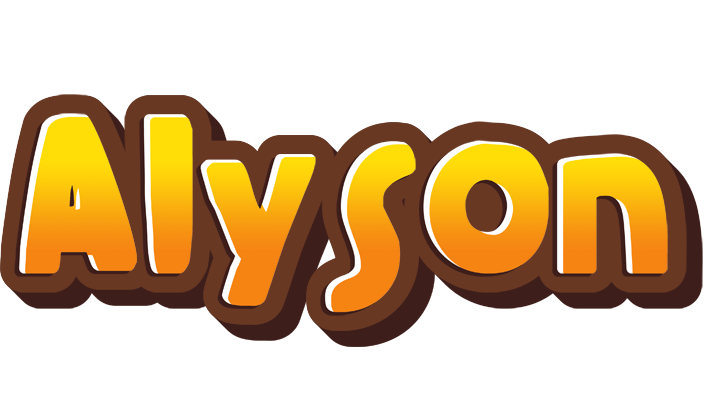 Alyson cookies logo