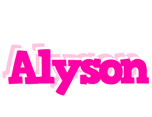 Alyson dancing logo