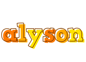 Alyson desert logo