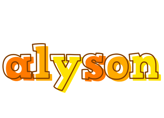 Alyson desert logo