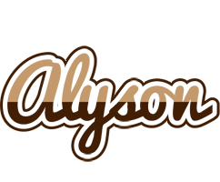 Alyson exclusive logo