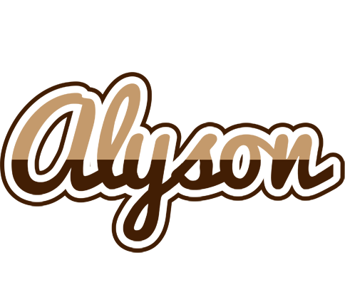 Alyson exclusive logo