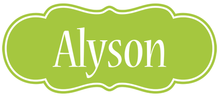 Alyson family logo