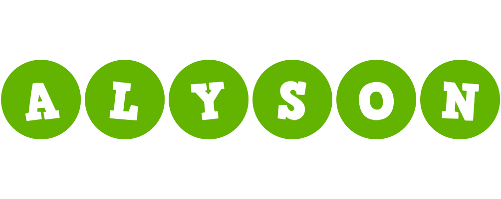 Alyson games logo
