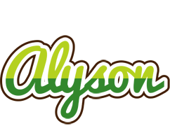 Alyson golfing logo