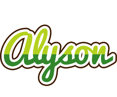 Alyson golfing logo