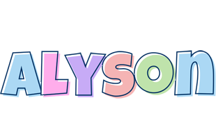 Alyson pastel logo