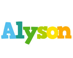 Alyson rainbows logo