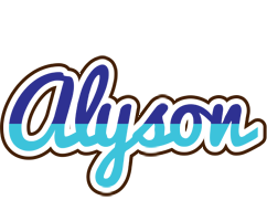 Alyson raining logo