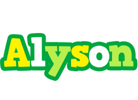 Alyson soccer logo