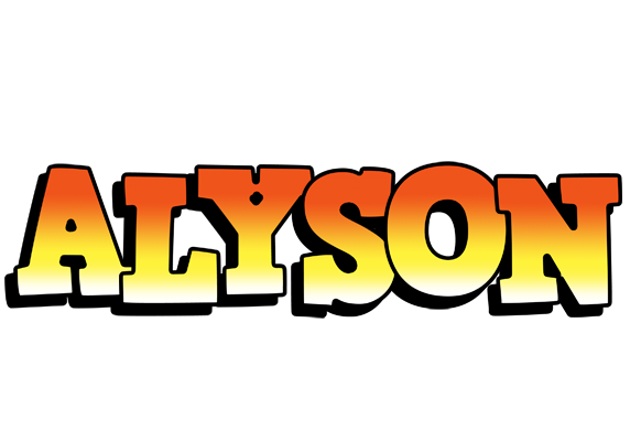 Alyson sunset logo