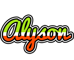 Alyson superfun logo