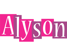 Alyson whine logo