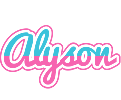 Alyson woman logo