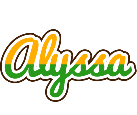 Alyssa banana logo
