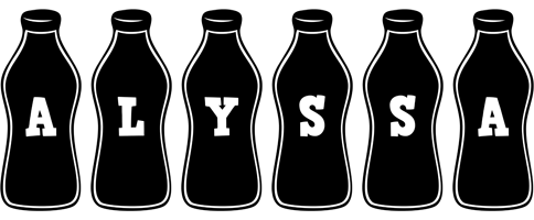 Alyssa bottle logo