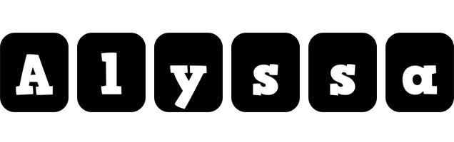 Alyssa box logo