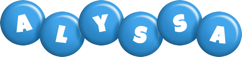 Alyssa candy-blue logo