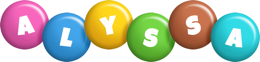 Alyssa candy logo